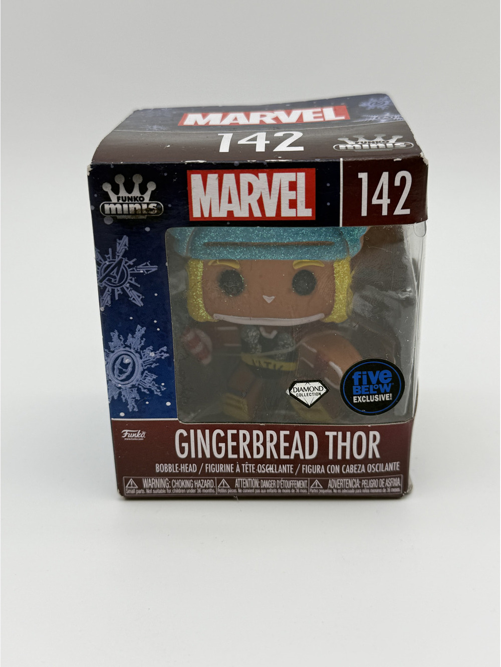 Funko Marvel Gingerbread Thor Bobble-Head Figure #142